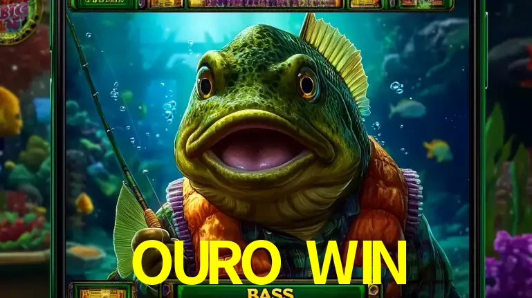 Personagem de peixe pescador do popular jogo de slot com tema de pescaria, uma das emocionantes opções de caça-níqueis para jogar e ganhar no cassino OURO WIN.