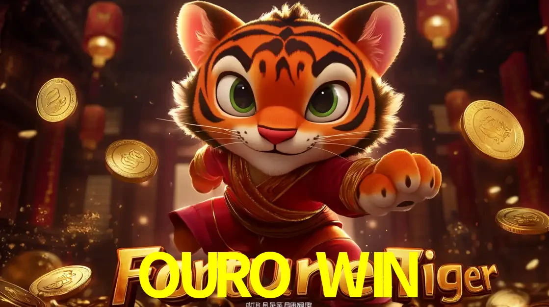 O carismático mascote do jogo de slot Fortune Tiger, um tigre fofo em pose de artes marciais, pronto para trazer sorte e multiplicadores de ganhos no cassino online OURO WIN.