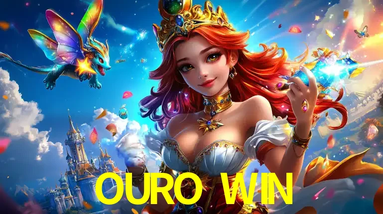 A princesa de um reino de fantasia mágico, com seu pequeno dragão, apresentando um mundo de prêmios encantados nos jogos de caça-níqueis do cassino OURO WIN.