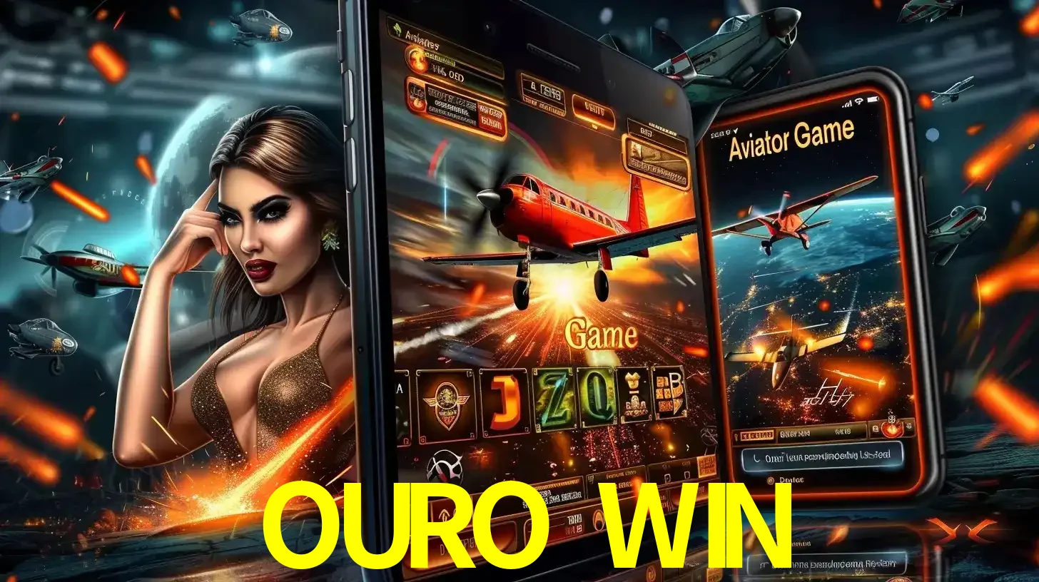 Mulher estilosa cercada por telas que exibem a jogabilidade do Aviator, capturando a intensidade e a estratégia deste popular crash game oferecido pelo OURO WIN.